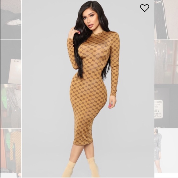 Fashion Nova Dresses & Skirts - FashionNova Camel Midi Dress